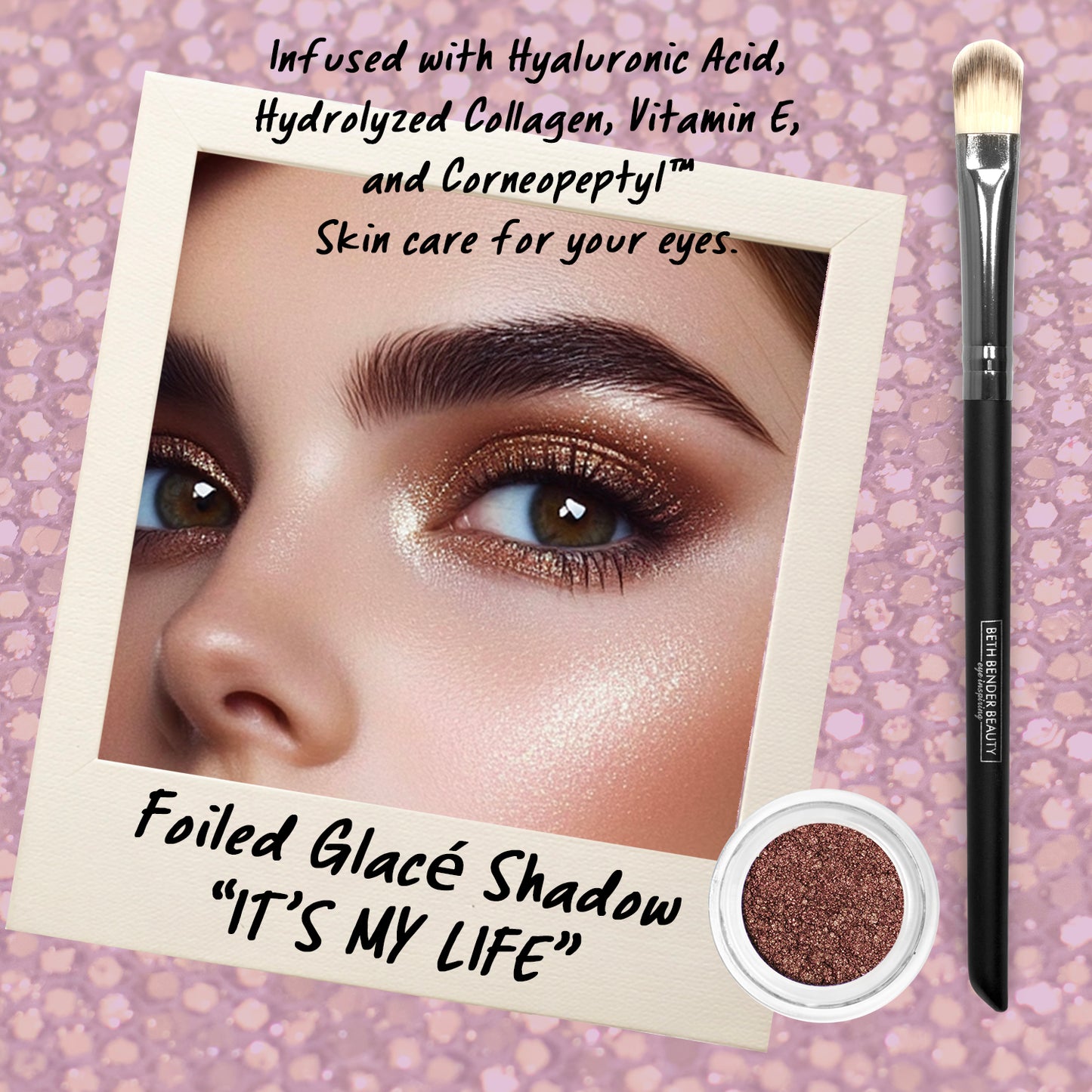 Beth Bender Beauty Foiled Glacé Eye Shadows - Experience a shadow that cares for your skin while delivery stunning, luminous color.