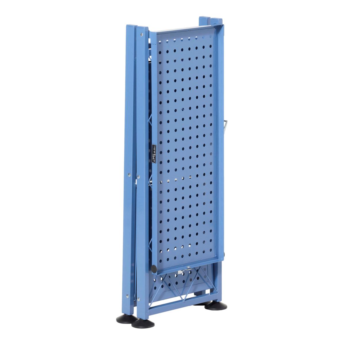 Origami 3-Tier Powder-Coated Steel Bookshelf - No Assembly Required