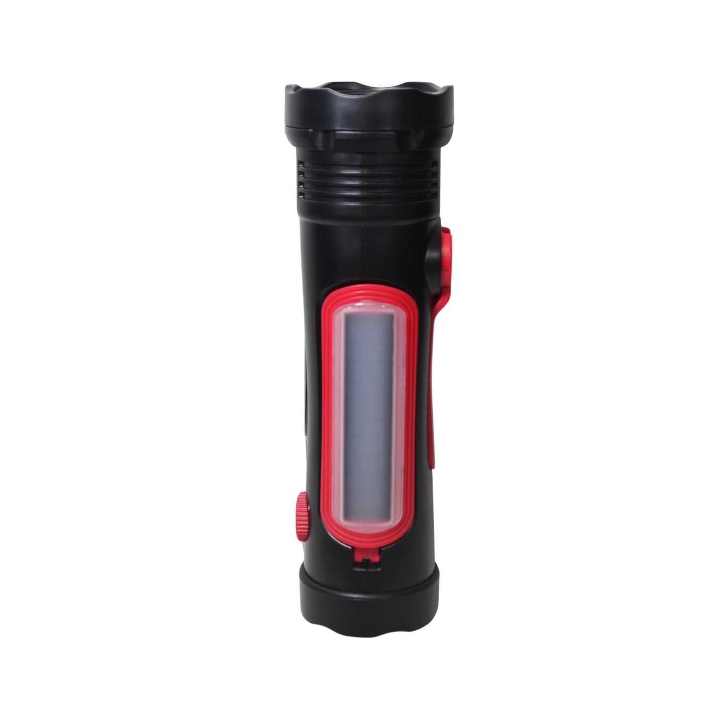 Emergency Flashlight with AM/FM/Weather Radio, Manual Crank, Solar Recharge, Desk Light, SOS, Audio Alarm