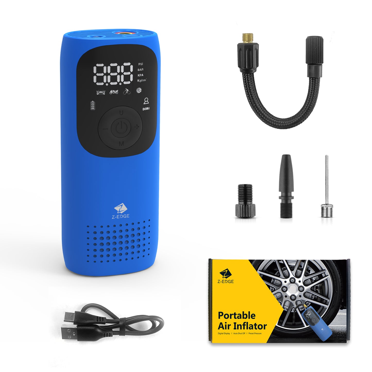 ZEdge 150PSI Portable Air Inflator
