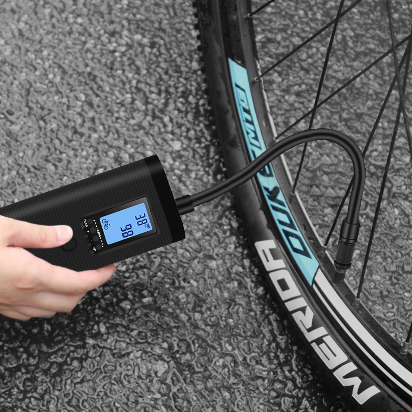 Z-Edge 150PSI Portable Air Inflator and Power Bank with Carry Bag