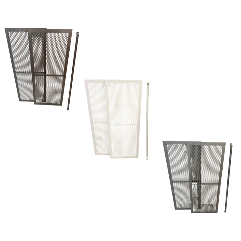 Origami Adjustable Shelves & Hanging Bar Add-On ā 2 Extra Shelves + Closet Bar