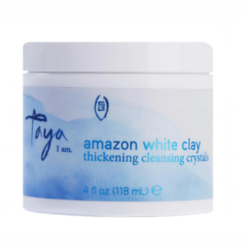 Taya Beauty Amazon White Clay Thickening Cleanse & Treat Duo - Inundated With Organic and Botanical Materials
