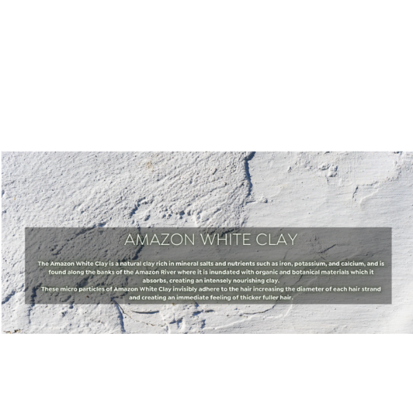 Taya Beauty Amazon White Clay Thickening Cleansing Crystals - Transform Fine, Thin Hair into Fuller Thicker Looking Hair
