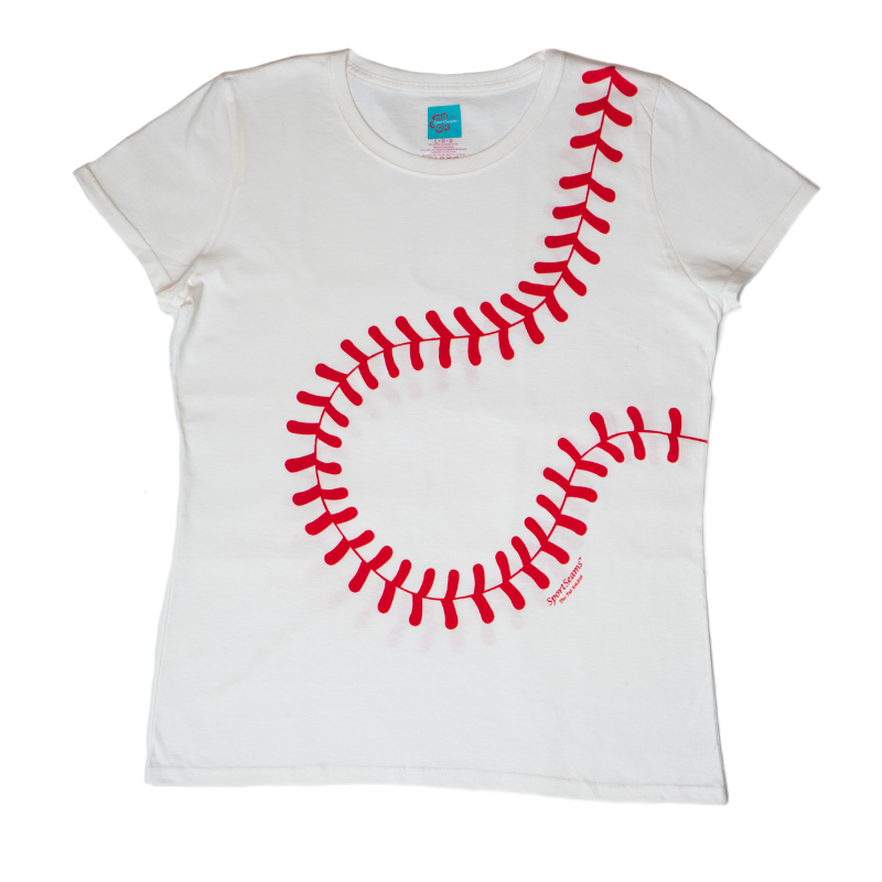SportSeams - Crew-Neck Woman's Cap Sleeve T-shirt - Choose Your Favorite Sport