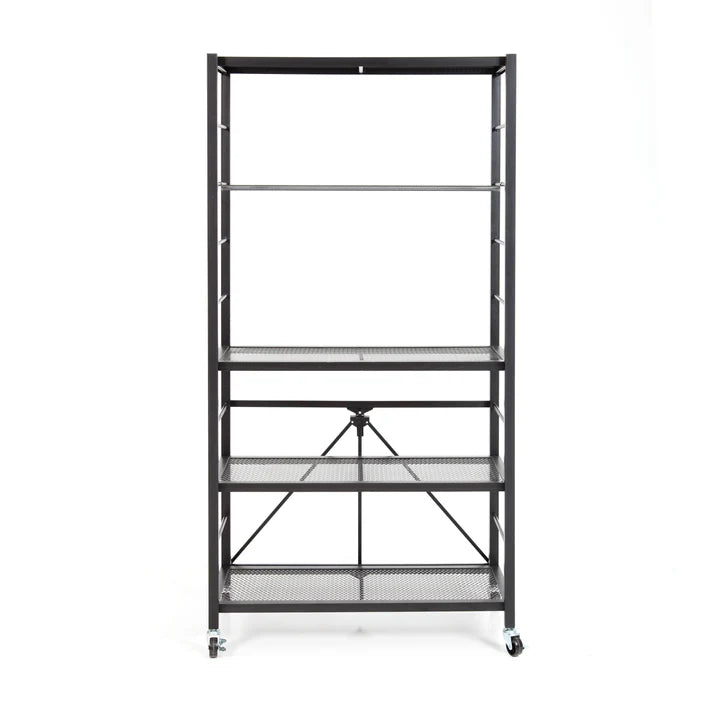 Origami Adjustable Powder Coated Steel Rack with Removable Shelves