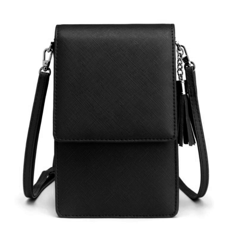Phone Crossbody Bag Vegan Saffiano Leather