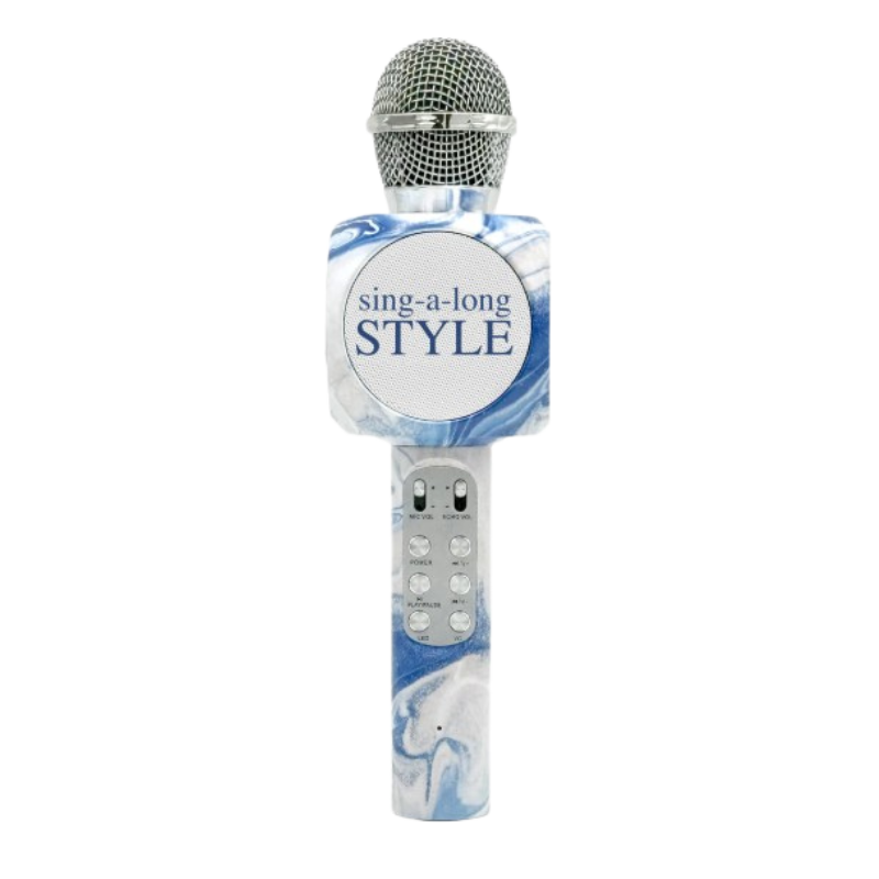 Wireless Karaoke Sing-a-Long Microphone with Voice Changer & Bluetooth Speaker