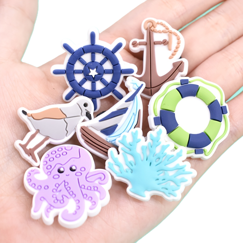 EVA Charm Set Collections - Great For Totes, Clogs, Sandals or Beach Bags - Colorful and Fun - Match Your Personality!