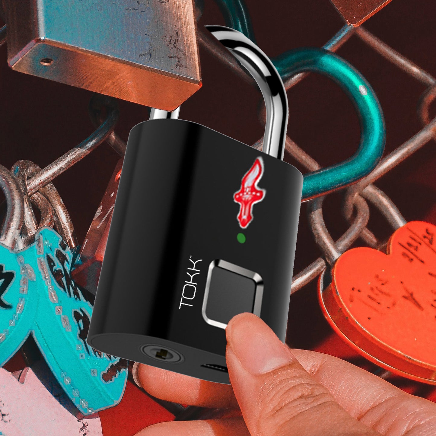 Tokk Compact Fingerprint Lock for Travel