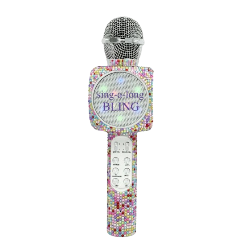 Wireless Karaoke Sing-a-Long Microphone with Voice Changer & Bluetooth Speaker