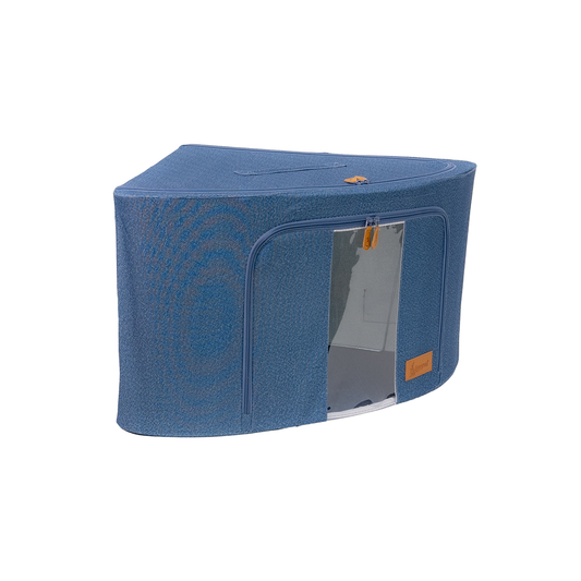 Hoppel Corner Collapsible Triple Entry Pop Up Storage Bin (60 liters / 14.4 gallons)