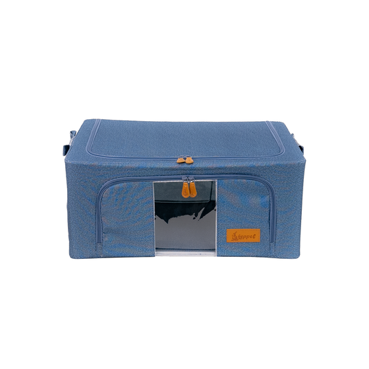 Hoppel Medium Collapsible Triple Entry Pop Up Storage Bin (44 liters / 12 gallons)