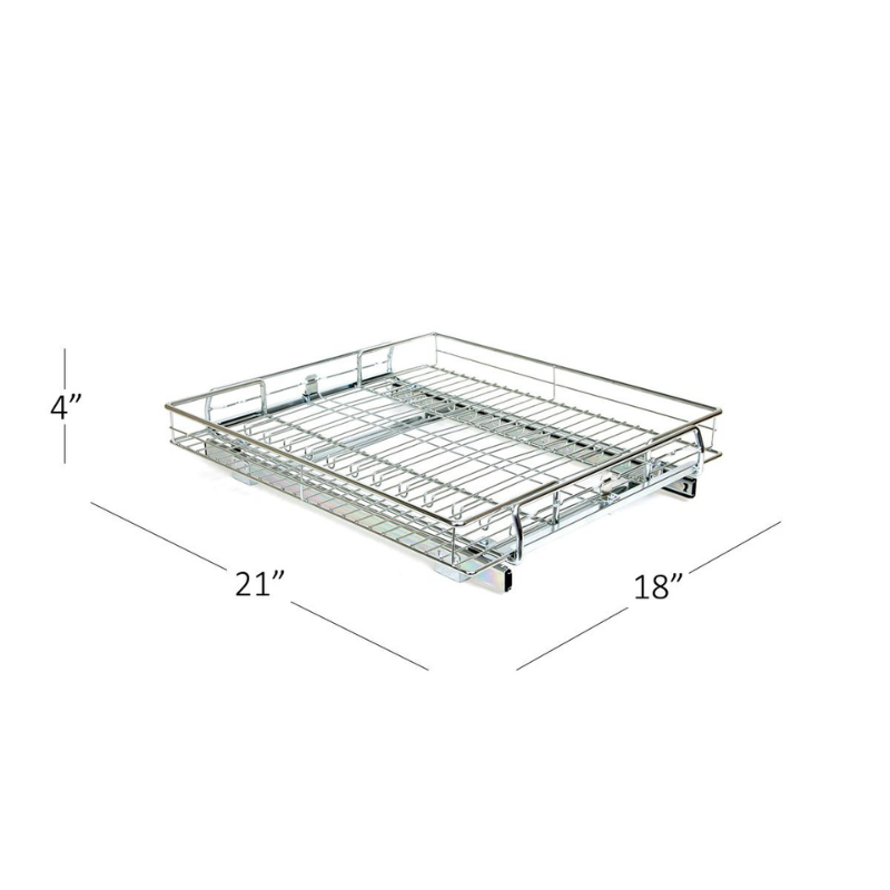 Origami Set of 2 Upper Cabinet Organizers – Small Sliding Drawers