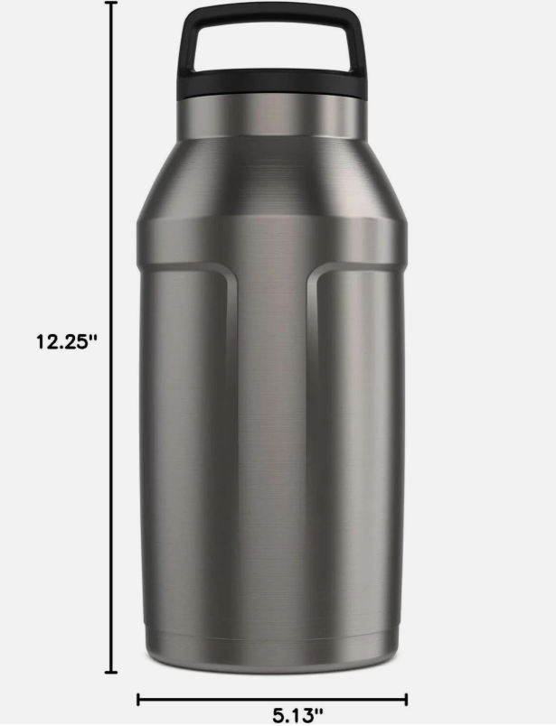 Elevation Growler w/Screw Lid 64oz Stainless Steel
