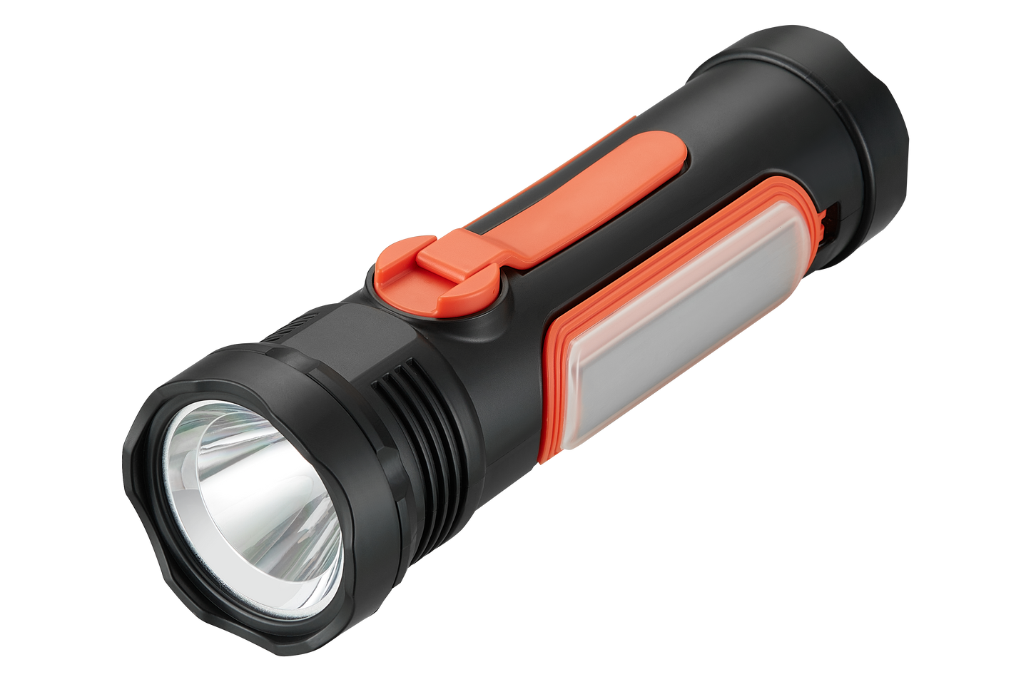 Emergency Flashlight with AM/FM/Weather Radio, Manual Crank, Solar Recharge, Desk Light, SOS, Audio Alarm