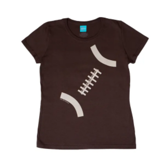 SportSeams - Crew-Neck Woman's Cap Sleeve T-shirt - Choose Your Favorite Sport