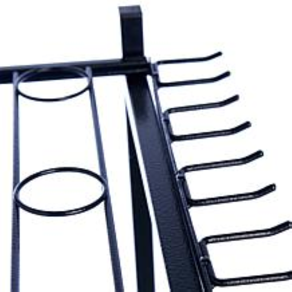 Origami Powder-Coated Steel Foldable Tool Rack - Safe for Indoor or Outdoor