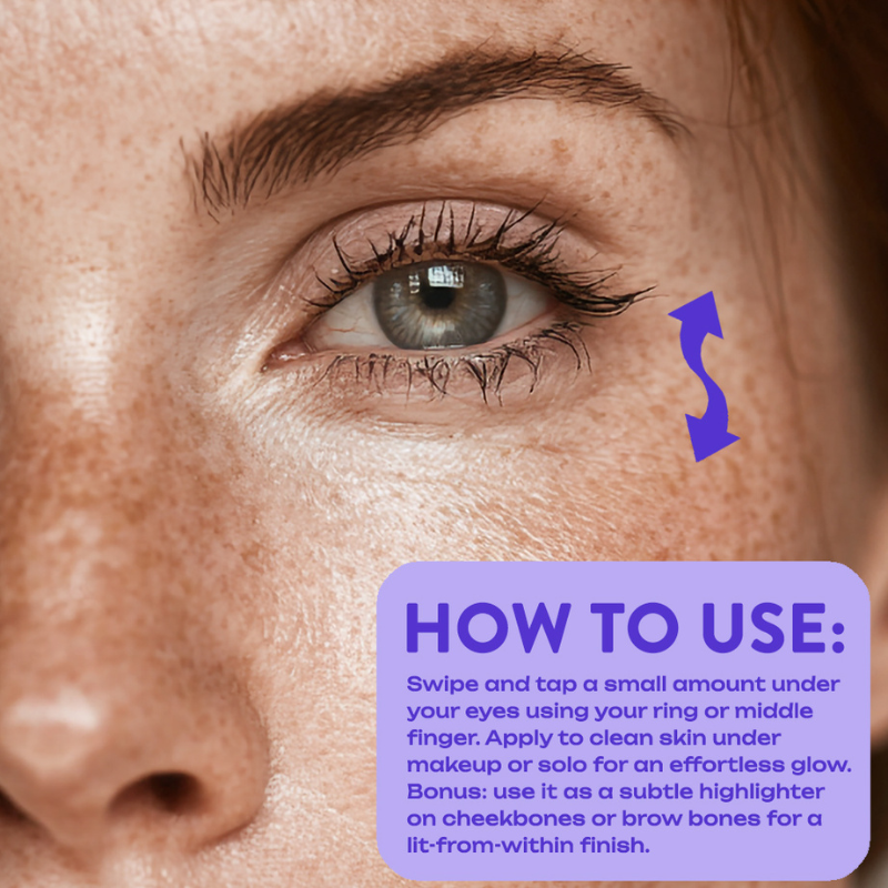 Sainte Labs PowerGlow™ Under-Eye Brightening Balm - Brighter eyes - Firmer skin - Effortless radiance!