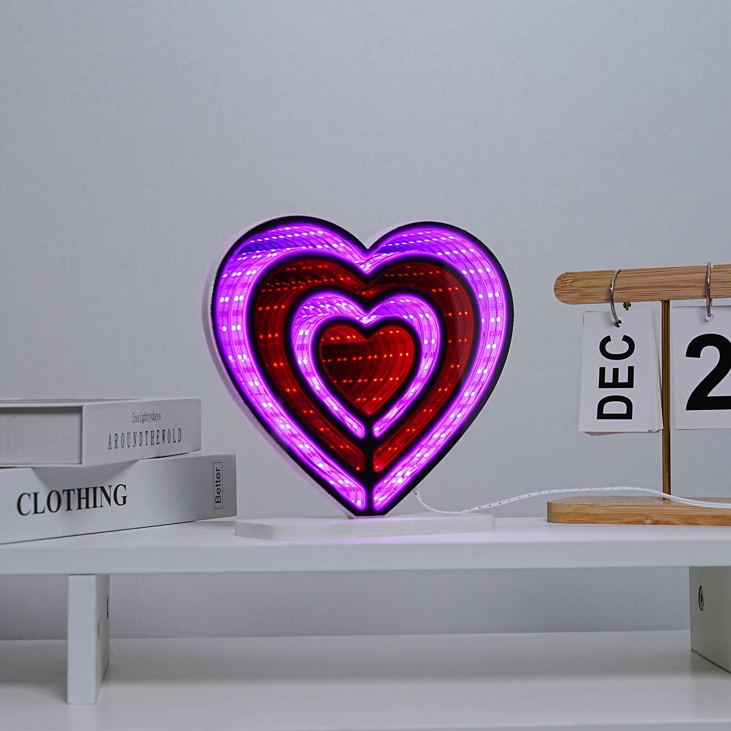 Neon Art Infinity Lights – Wall & Desk Sign