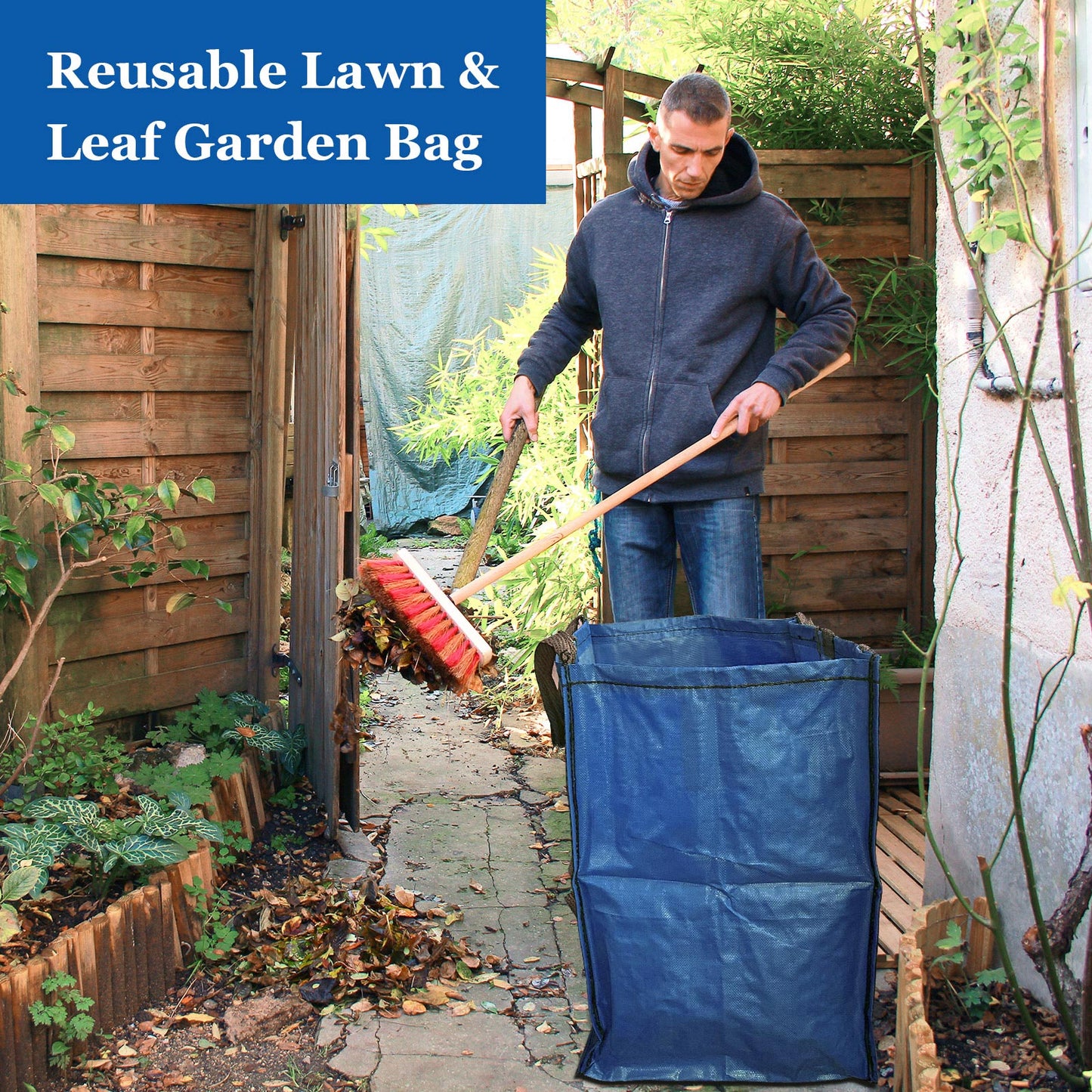 Heavy Duty Home and Yard Bags 48 Gallons Holds Up to 1500 Pounds 2PACK