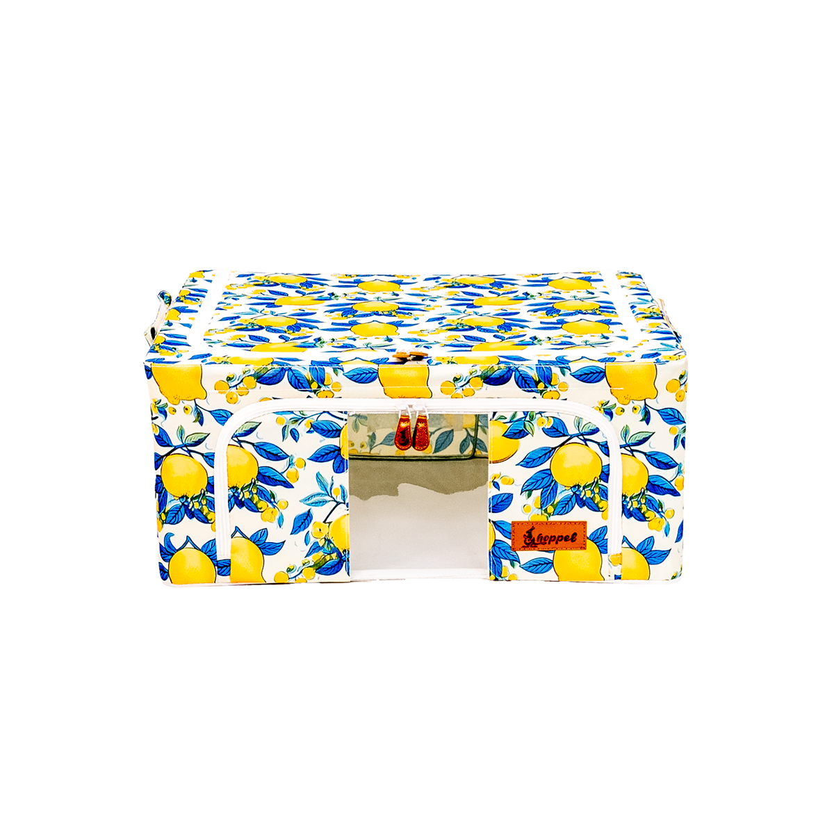 Hoppel Medium Collapsible Triple Entry Pop Up Storage Bin (44 liters / 12 gallons)