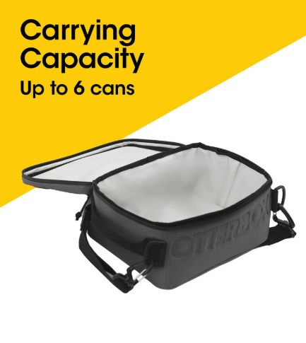 OtterBox Lunch Cooler Grey Stone w/Ice Pack - Insulated to keep ice up to 2 days