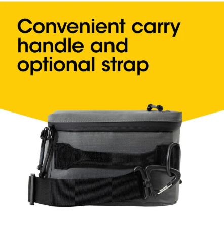 OtterBox Lunch Cooler Grey Stone w/Ice Pack - Insulated to keep ice up to 2 days