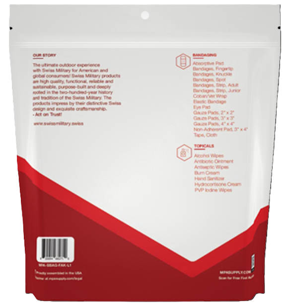 Swiss Military First Aid Kit, Level 1