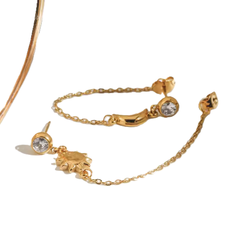 Moon and Star Earrings - Shine Like the Stars!
