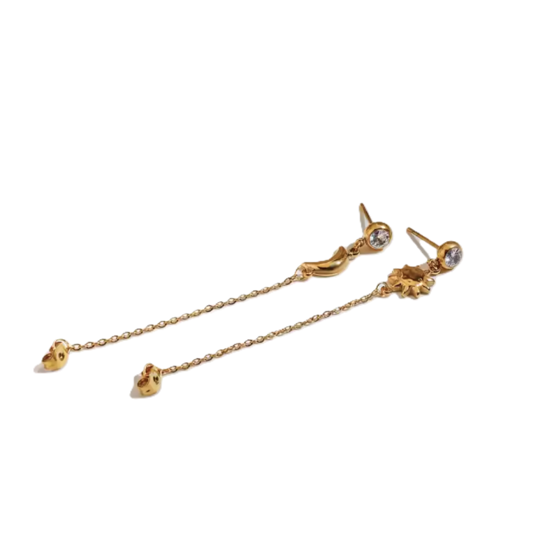 Moon and Star Earrings - Shine Like the Stars!