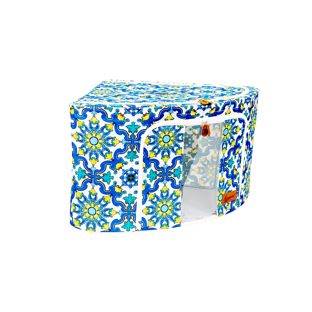 Hoppel Corner Collapsible Triple Entry Pop Up Storage Bin (60 liters / 14.4 gallons)