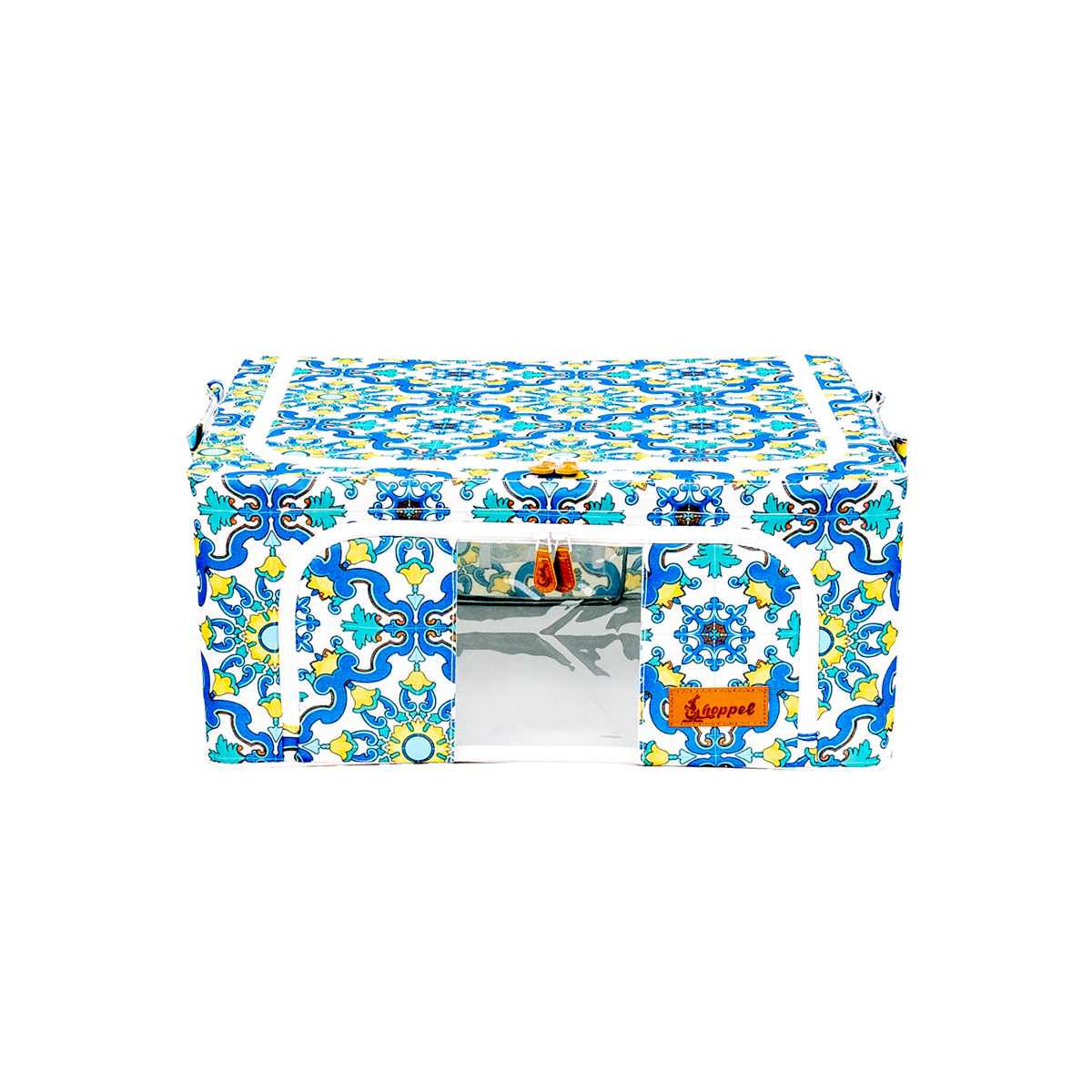 Hoppel Medium Collapsible Triple Entry Pop Up Storage Bin (44 liters / 12 gallons)