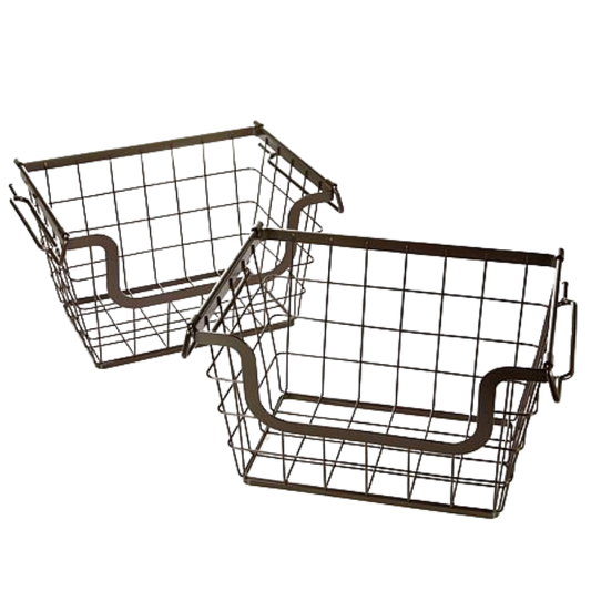 Origami 2-Pack Baskets – Stylish, Versatile Storage for Every Shelf