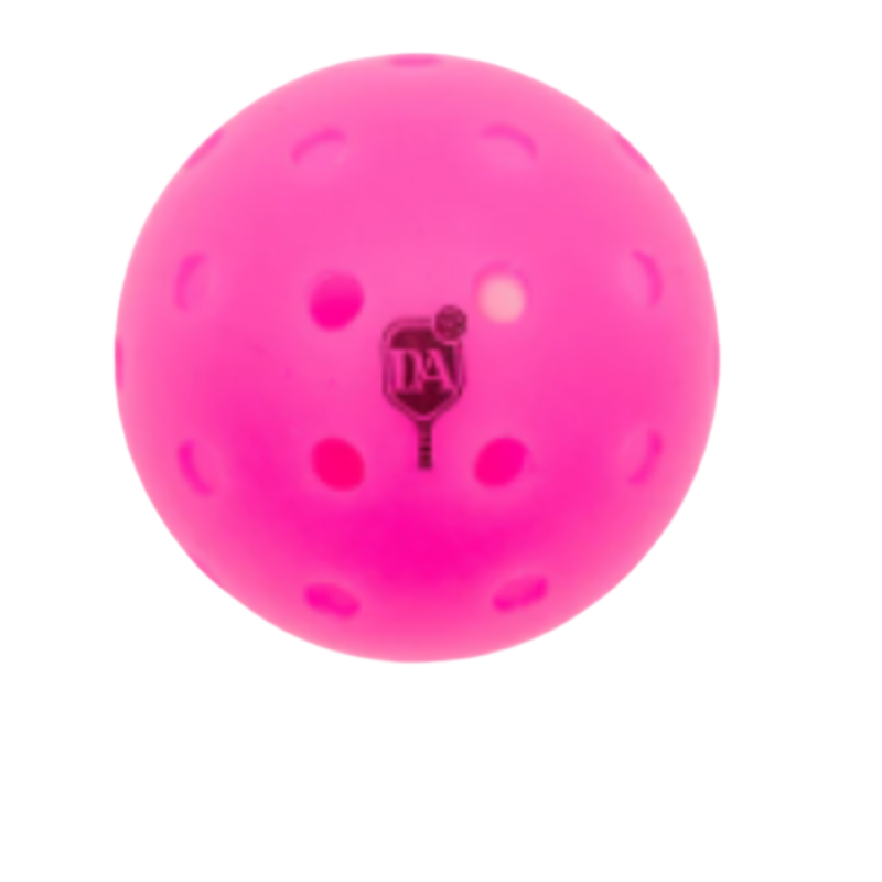 Dink Again Set of 6 2-Pack Premium Pickleball Balls with Bag 26 Holes Outdoor/Indoor - Aerodynamic Precision for Pickleball Tournament Play (Orange & Pink)
