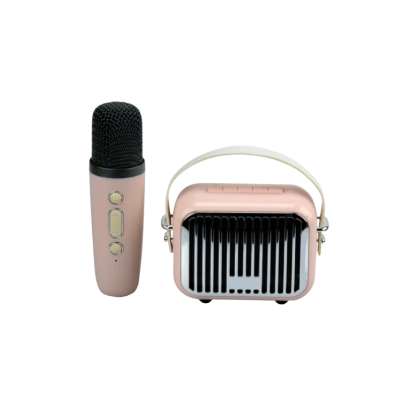 Pocket Karaoke-Microphone & Speaker Combo - Tiny But Mighty!