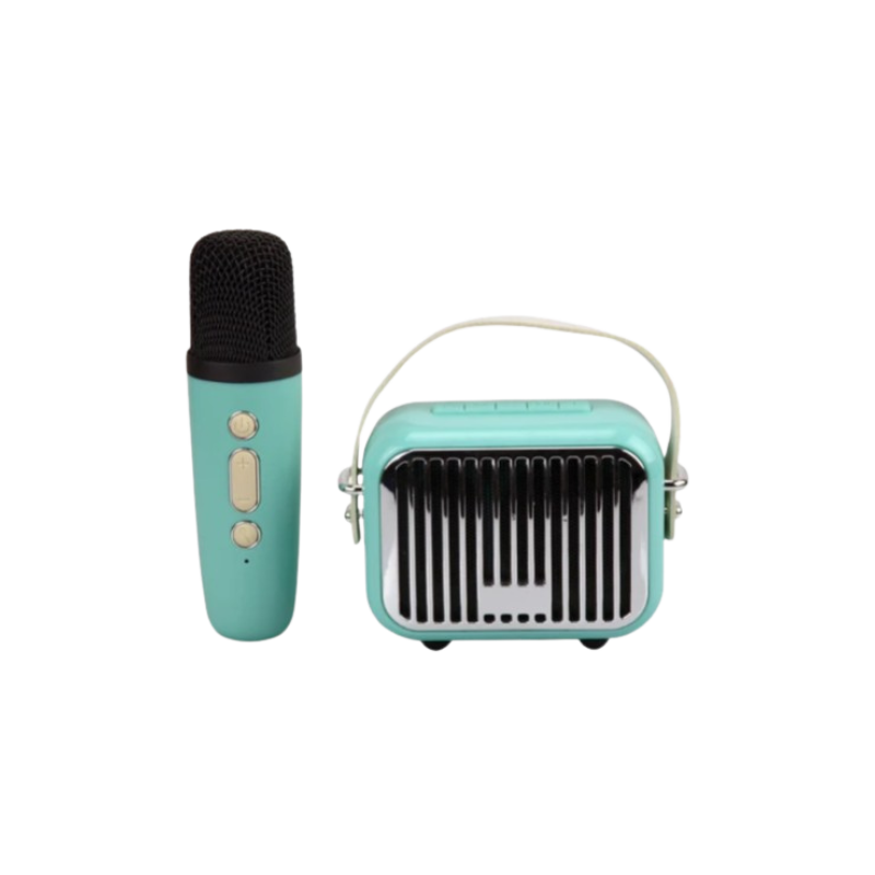 Pocket Karaoke-Microphone & Speaker Combo - Tiny But Mighty!