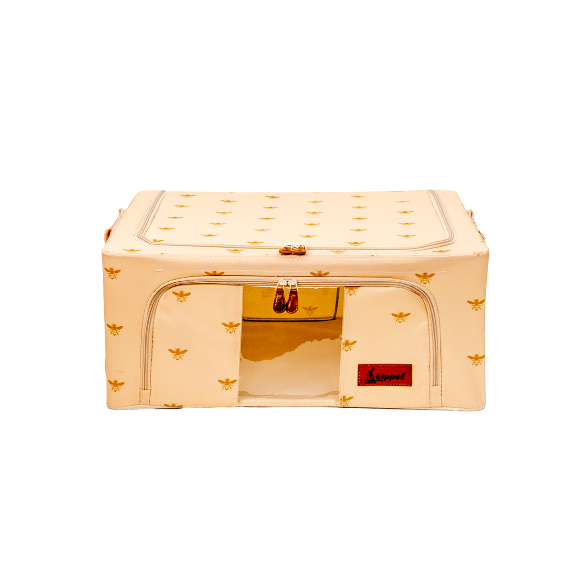 Hoppel Medium Collapsible Triple Entry Pop Up Storage Bin (44 liters / 12 gallons)