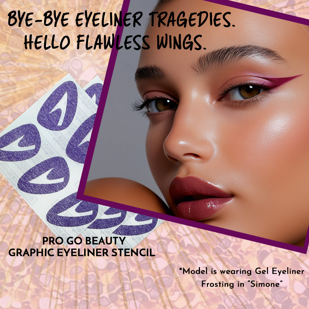 Beth Bender Beauty PRO GO Graphic Eye Stencil Includes 30 Stencil Sets