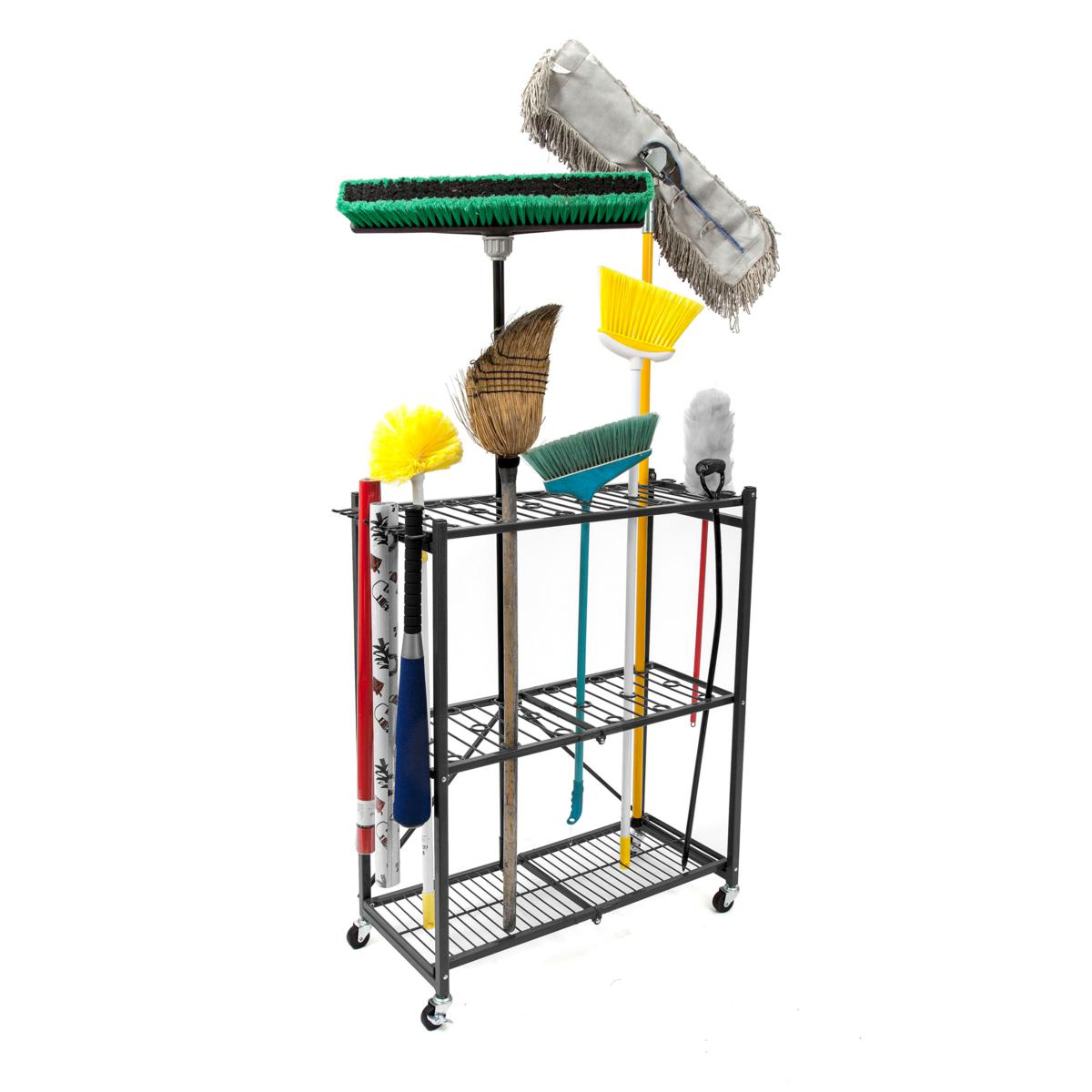 Origami Powder-Coated Steel Foldable Tool Rack - Safe for Indoor or Outdoor