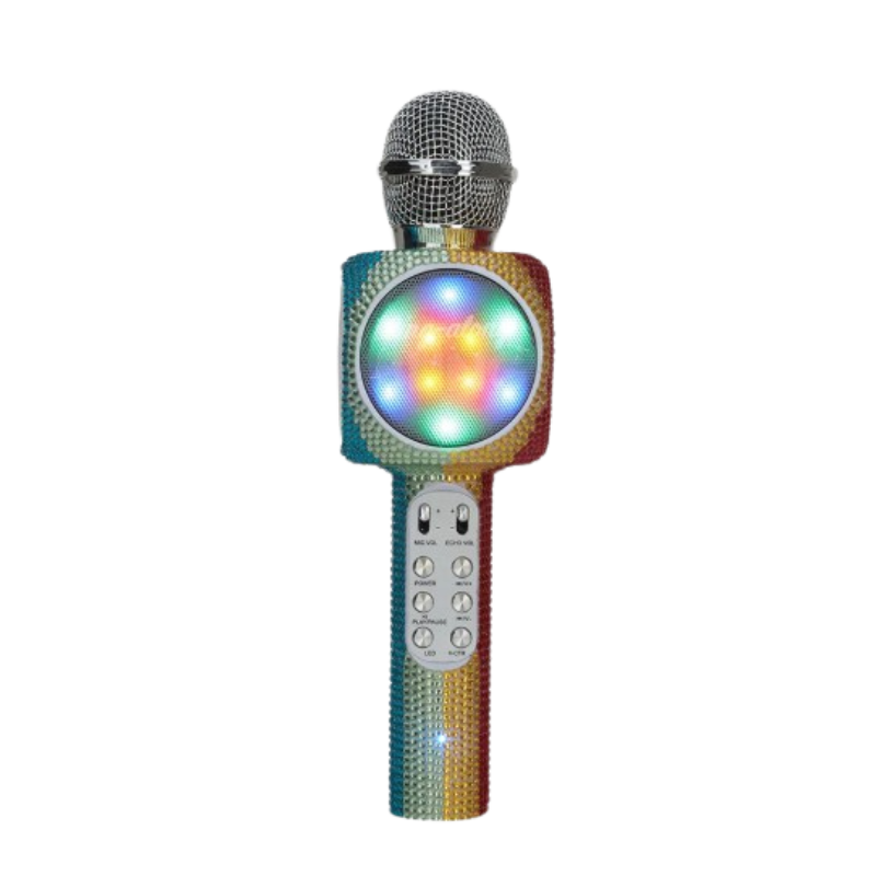 Wireless Karaoke Sing-a-Long Microphone with Voice Changer & Bluetooth Speaker