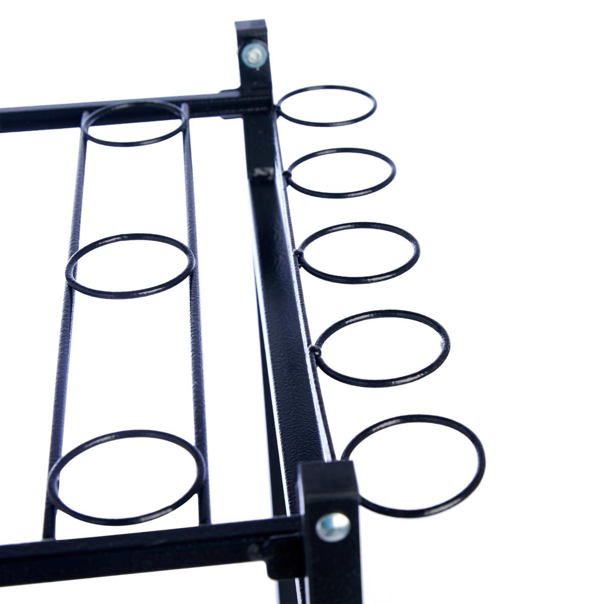 Origami Powder-Coated Steel Foldable Tool Rack - Safe for Indoor or Outdoor