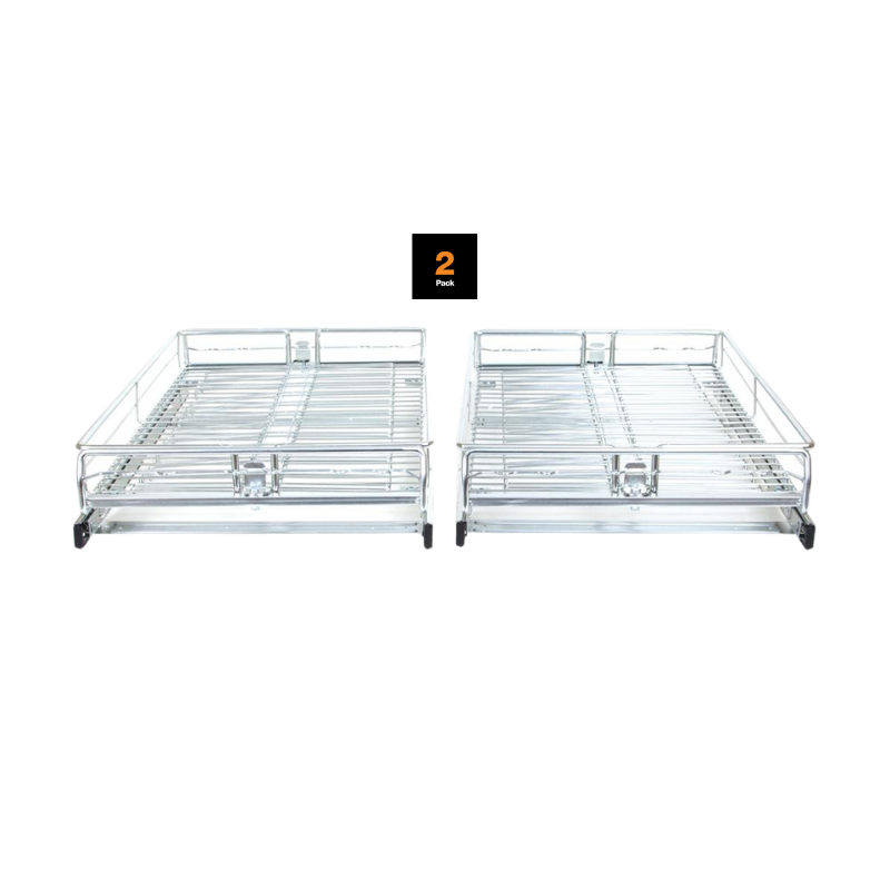 Origami Set of 2 Upper Cabinet Organizers – Small Sliding Drawers