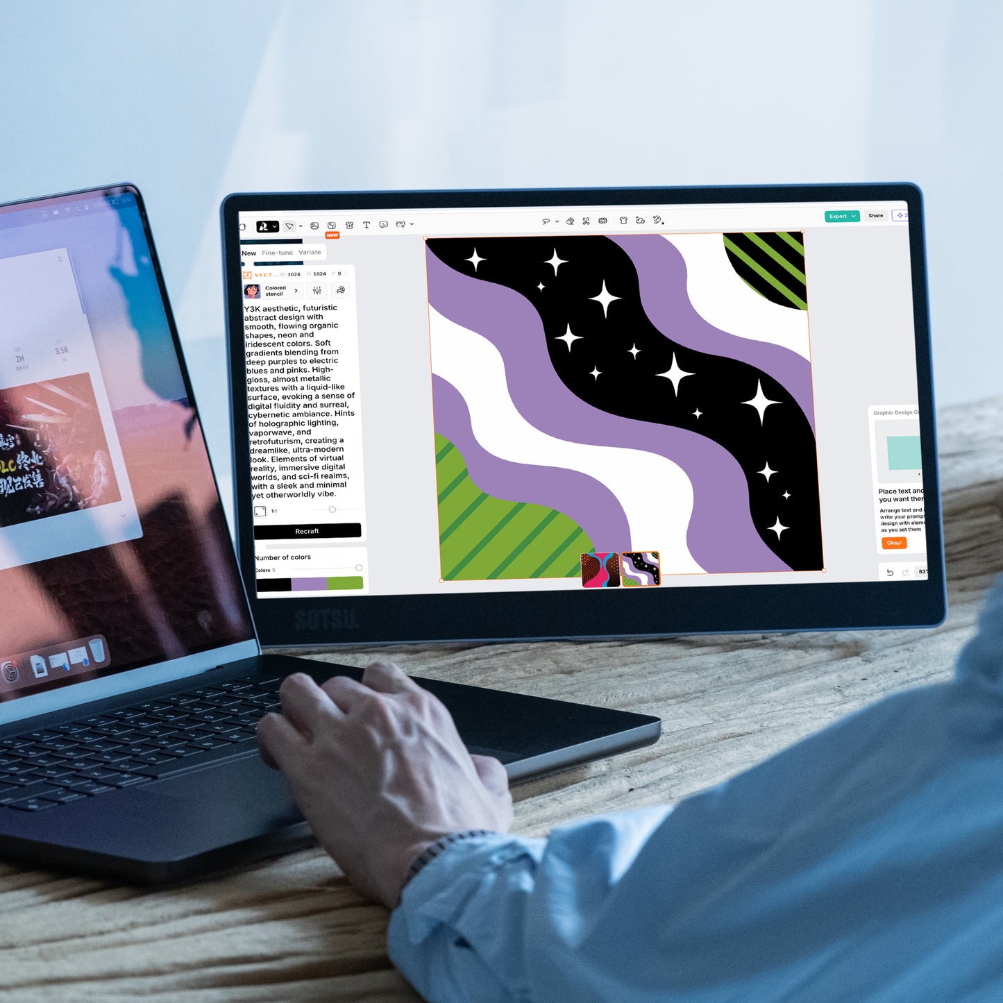 SotSu SleekView 15.6” Portable Monitor - Sleek Design for Modern Workspaces