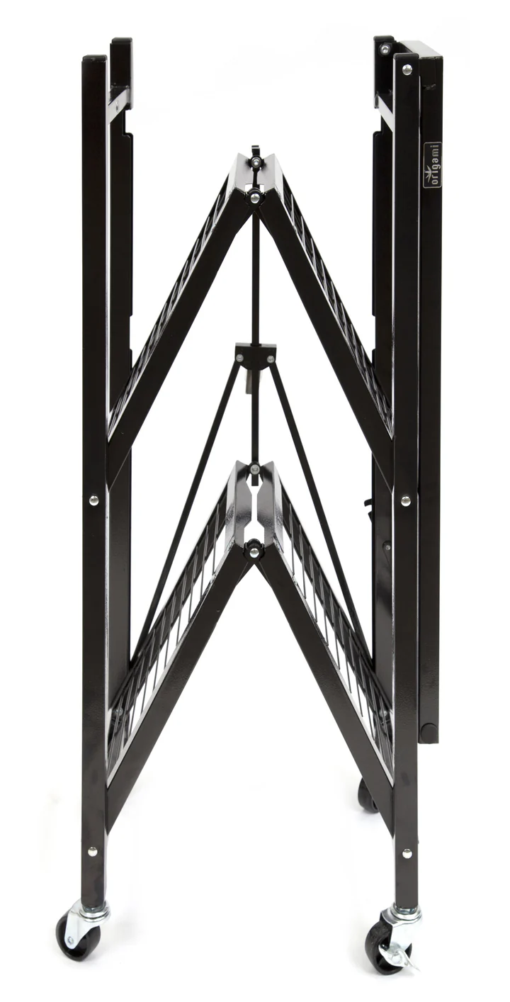 Origami Small Powder-Coated Steel Rack - 100% Pre-Assembled
