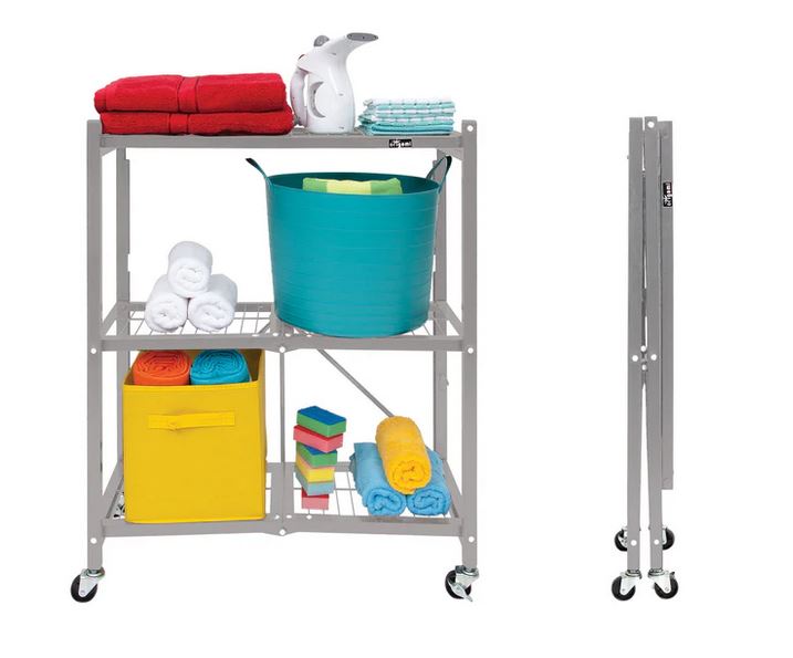 Origami Small Powder-Coated Steel Rack - 100% Pre-Assembled