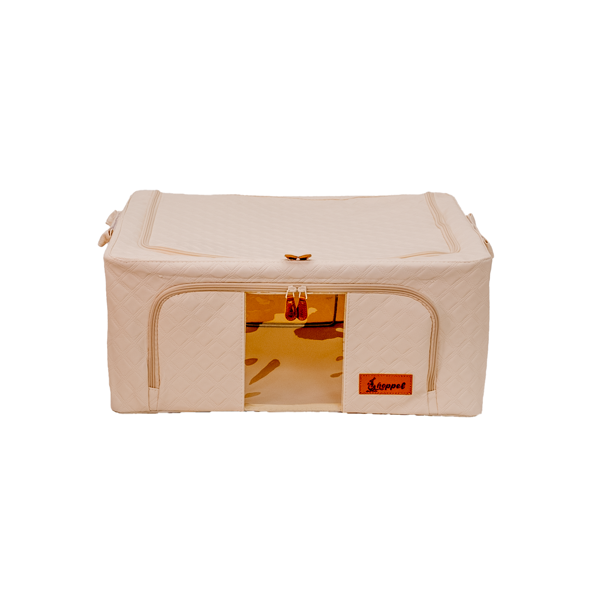 Hoppel Medium Collapsible Triple Entry Pop Up Storage Bin (44 liters / 12 gallons)