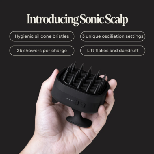 BlackWolf Sonic Scalp Massage Scrubber DLX