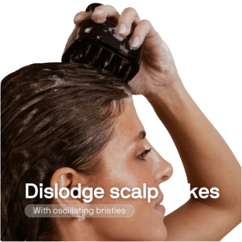 BlackWolf Sonic Scalp Massage Scrubber DLX