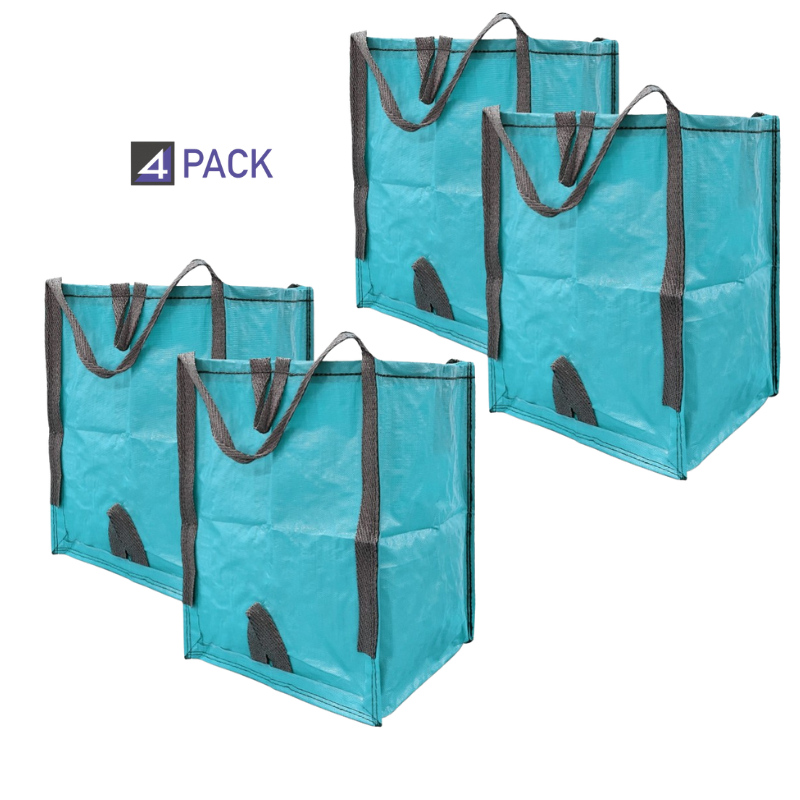 Heavy Duty Home and Yard Bags – 4-Pack - 48 Gallons Per Bag | Holds Up to 1,500 Pounds Each